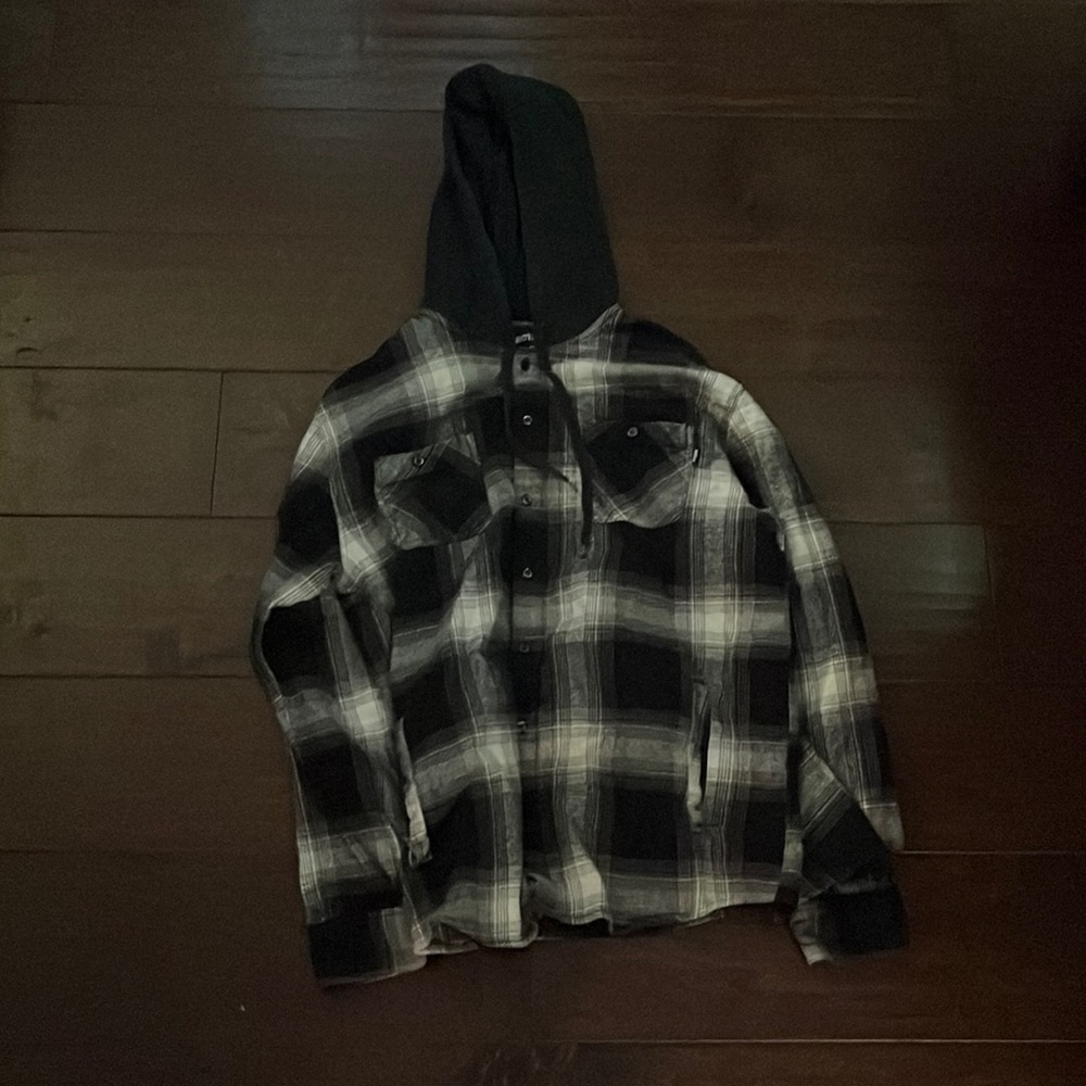 Flannel sweatshirt